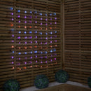 1.2m x 1.2m Light up FlexiBrights Christmas Tree Curtain Lights with 108 Rainbow LEDs