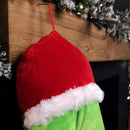 32cm Door Hanging Laughing Elf Animated Indoor Christmas Decoration