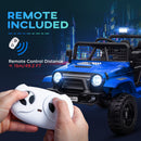 AIYAPLAY Kids Ride On Car, 12V Electric Truck W/ Suspension - Blue/Green/Pink/White