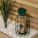 Samuel Alexander Metal Hanging Bird Seed Feeder with Squirrel Guard