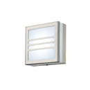 Alderley  Square Wall Lamp with 1 Light - Stainless Steel