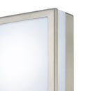 Alderley Louvre Wall Lamp with 1 Light Stainless Steel