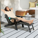 All-Weather Adirondack Lounge Patio Chair
