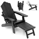 All-Weather Adirondack Lounge Patio Chair