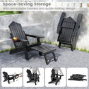 All-Weather Adirondack Lounge Patio Chair
