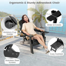 All-Weather Adirondack Lounge Patio Chair
