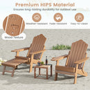 All-Weather Adirondack Lounge Patio Chair
