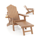 All-Weather Adirondack Lounge Patio Chair