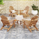 All-Weather Adirondack Lounge Patio Chair
