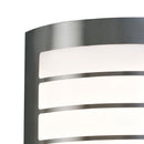 Allenford Rectangular Wall Lamp with 1 Light - Stainless Steel