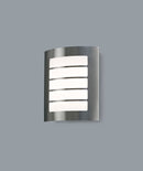 Allenford Rectangular Wall Lamp with 1 Light - Stainless Steel