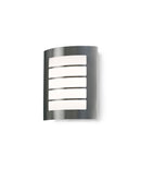 Allenford Rectangular Wall Lamp with 1 Light - Stainless Steel