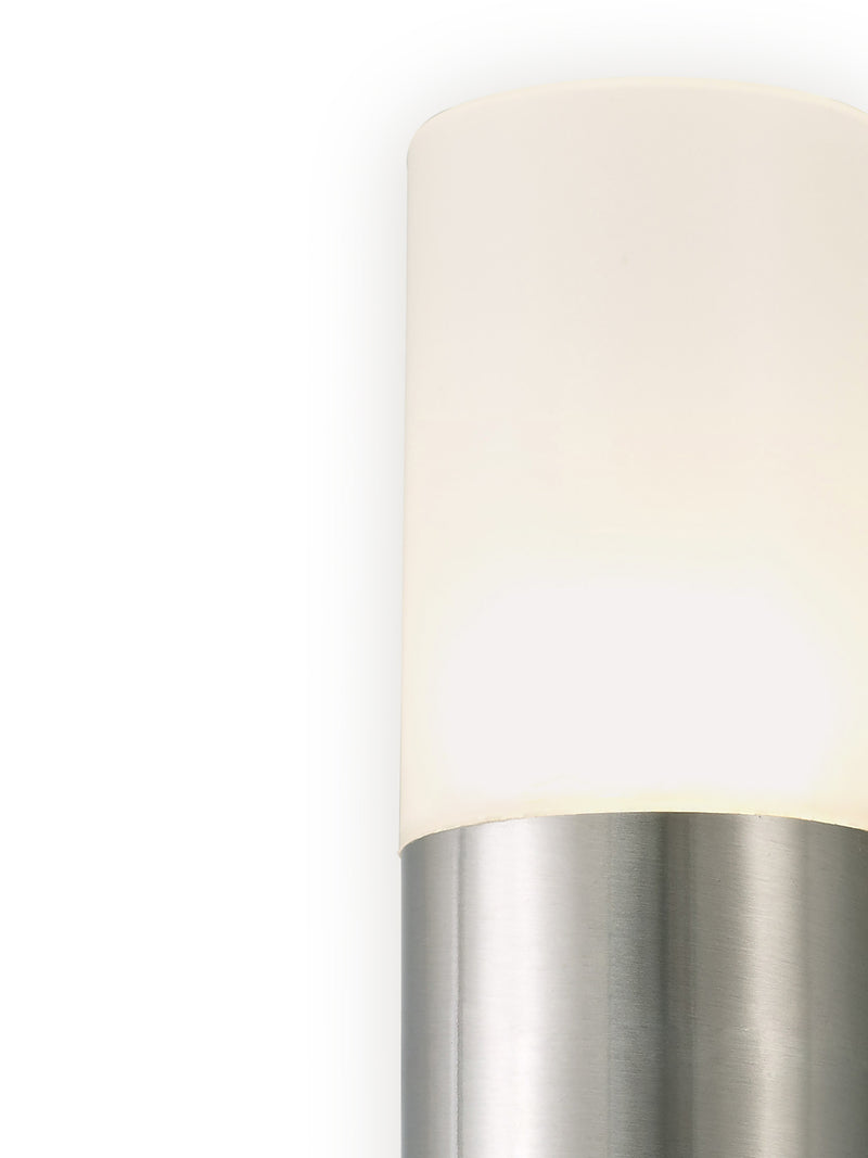 Alnwick Wall Lamp with 1 Light - Stainless Steel