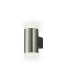 Alnwick Wall Light with 2 Lights - Stainless Steel