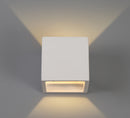 Ambleside Square Wall Lamp  with 1 Light -  White Paintable