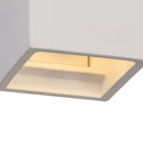 Ambleside Square Wall Lamp  with 1 Light -  White Paintable