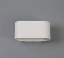 Ambleside Oval Wall Lamp 1 Light White Paintable