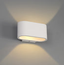 Ambleside Oval Wall Lamp 1 Light White Paintable