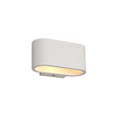 Ambleside Oval Wall Lamp 1 Light White Paintable