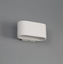 Ambleside Oval Wall Lamp 1 Light White Paintable