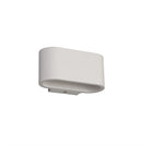 Ambleside Oval Wall Lamp 1 Light White Paintable