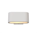 Ambleside Oval Wall Lamp 1 Light White Paintable