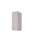 Ambleside Rectangular Wall Lamp 2 Light White Paintable