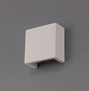 Ambleside Square Wall Light with 1 Light - White Paintable