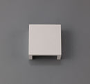 Ambleside Square Wall Light with 1 Light - White Paintable