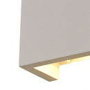 Ambleside Square Wall Light with 1 Light - White Paintable