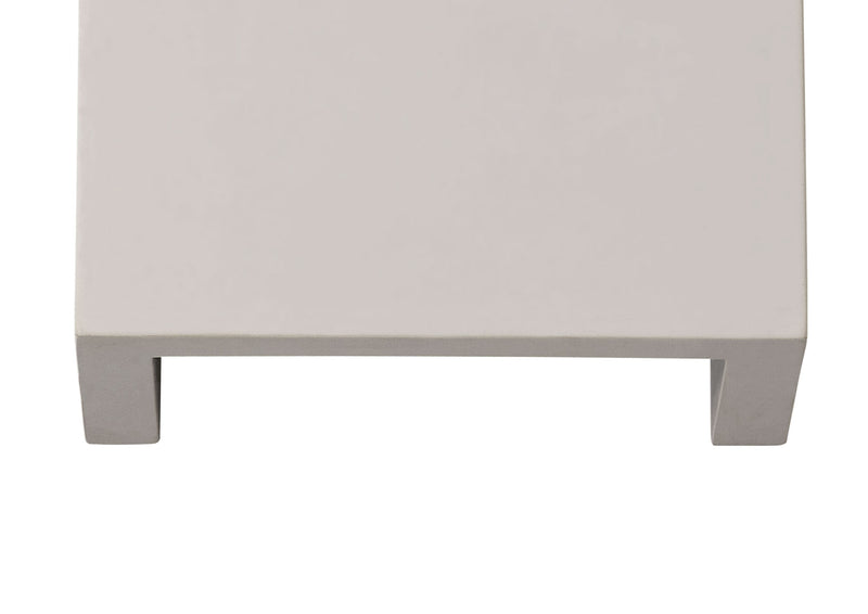 Ambleside Square Wall Light with 1 Light - White Paintable