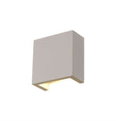Ambleside Square Wall Light with 1 Light - White Paintable