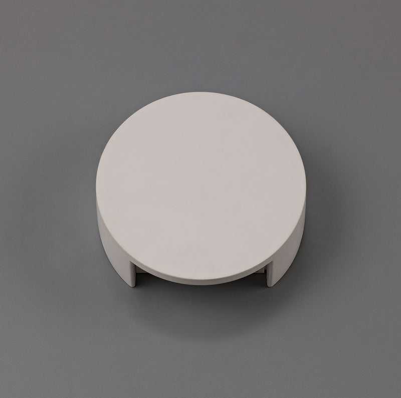 Ambleside Round Wall Lamp with 1 Light -White Paintable