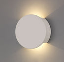 Ambleside Round Wall Lamp with 1 Light -White Paintable