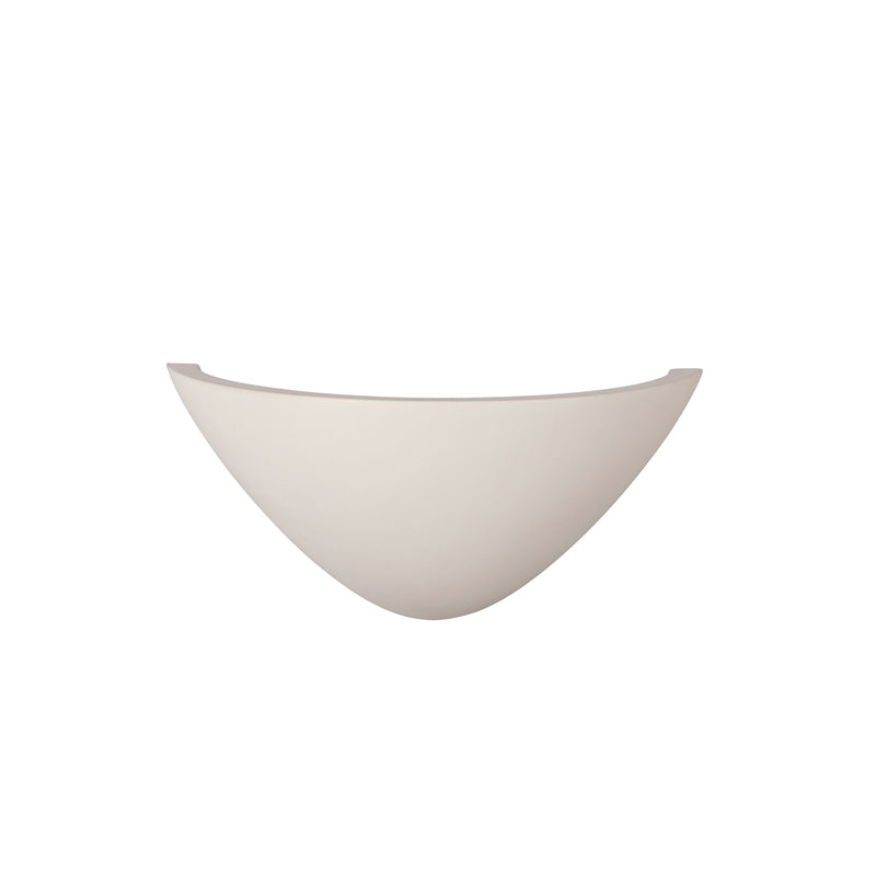 Ambleside Sphere Wall Light with 1 Light -  White Paintable