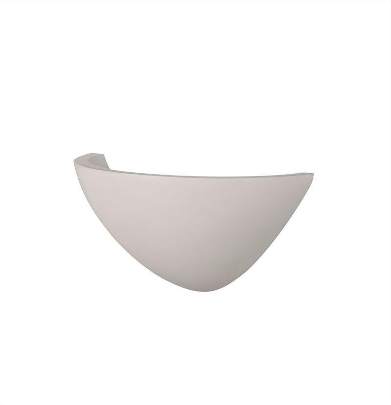 Ambleside Sphere Wall Light with 1 Light -  White Paintable