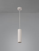 Ambleside  Pendant with  1 Light White Paintable - Polished Chrome
