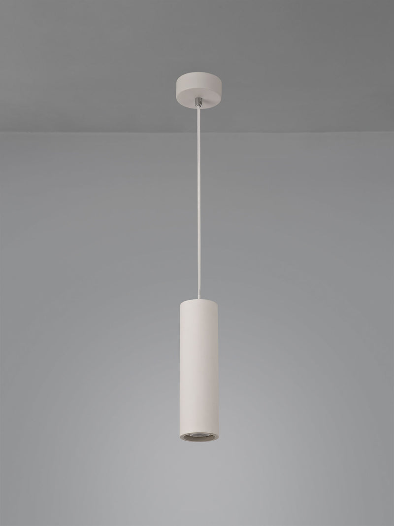 Ambleside  Pendant with  1 Light White Paintable - Polished Chrome
