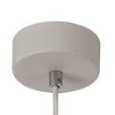 Ambleside  Pendant with  1 Light White Paintable - Polished Chrome