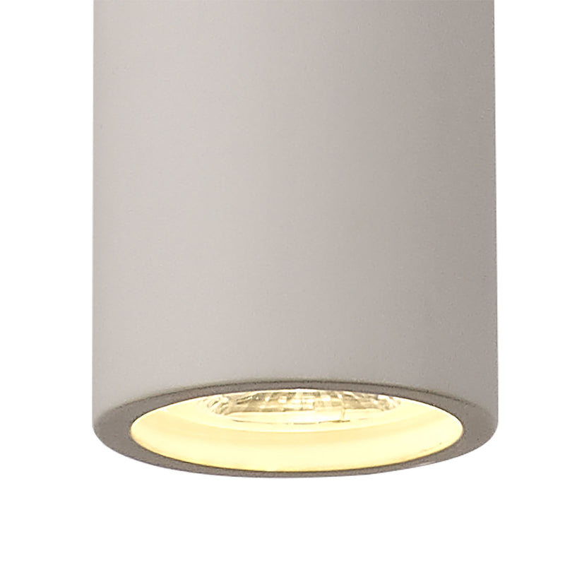 Ambleside  Pendant with  1 Light White Paintable - Polished Chrome