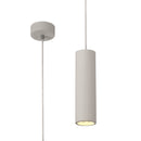 Ambleside  Pendant with  1 Light White Paintable - Polished Chrome
