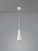Ambleside  Pendant with 1 Light White Paintable - Polished Chrome