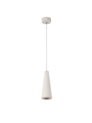 Ambleside  Pendant with 1 Light White Paintable - Polished Chrome