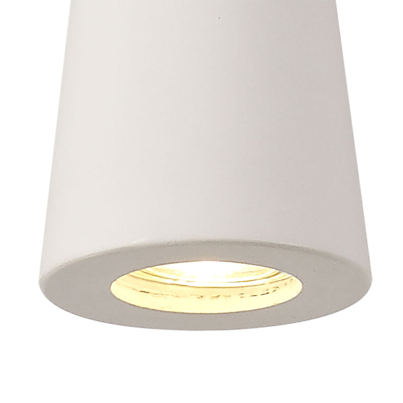 Ambleside  Pendant with 1 Light White Paintable - Polished Chrome