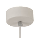 Ambleside Dome Pendant 1 Light White Paintable - Polished Chrome