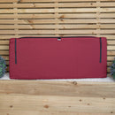99 x 41cm Cushion Base for 2 Seater Wooden Garden Bench in Burgundy