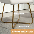 HOMCOM Modern Accent Chair Velvet-Touch Upholstered Armchair Pink/Cream