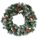 40cm Snow Tips Christmas Door Wreath for Indoor / Outdoor
