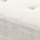 HOMCOM End of Bed Bench with Thick Padding and Steel Legs for Entryway