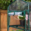 1.3m X 0.5m 4 Tier Greenhouse With Steel Frame And Removable PVC Cover